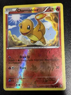 Pokemon TCG Charmander 18/149 Boundaries Crossed Reverse Holo HP - Image 1