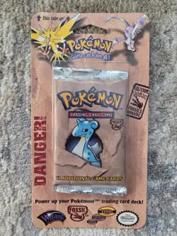 Pokemon Fossil Blister Booster Pack Lapras (FRESH) - Image 1