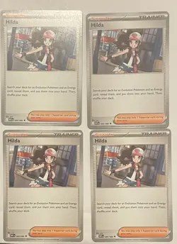 4 x Hilda - 084/086 - Trainer Playset - White Flare - English - Pokemon TCG [NM] - Image 2