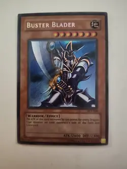 2015Yu-Gi-Oh! 1st Edition Secret Rare Holo BUSTER BLADER Lightly Played #BPT-08 - Image 1