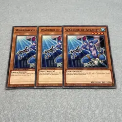 Yugioh Warrior of Atlantis 1st Edition 3 Card Set NM SBC1 - Image 1