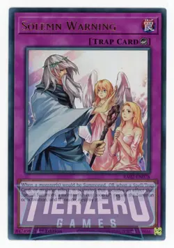 Yugioh RA02-EN078 - Solemn Warning - Ultra Rare - Image 1