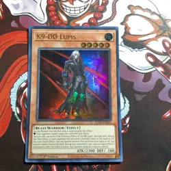 K9-00 Lupis Ultra Rare 1st Edition JUSH-EN034 Yugioh - Image 1