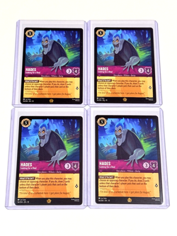 Disney Lorcana Whispers in the Well - Hades #56/204 Legendary Non Foil (4) - Image 1