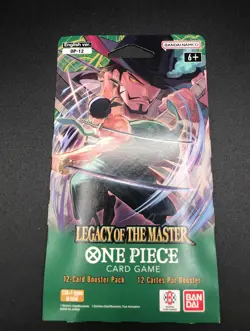Sleeved Booster Pack One Piece TCG OP12 Legacy Of The Master Factory Sealed New - Image 1