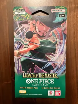 Sleeved Booster Pack - One Piece TCG OP12 Legacy Of The Master Factory Sealed - Image 1