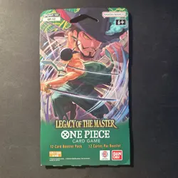 Sleeved Booster Pack - One Piece TCG OP12 Legacy Of The Master Factory Sealed - Image 1