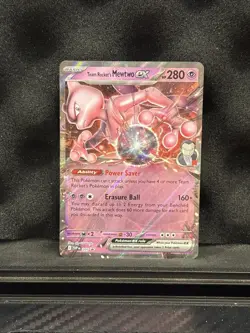 Team Rocket's Mewtwo ex SVP 205 - Pokemon Scarlet & Violet Black Star Promo NM - Image 1