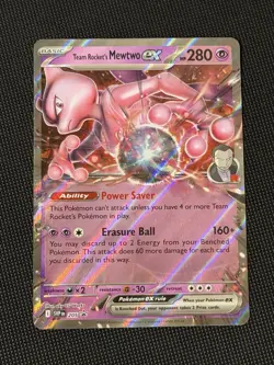 Team Rocket's Mewtwo ex SVP 205 - Pokemon Scarlet & Violet Black Star Promo NM - Image 1