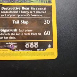 2002 Tyranitar 40/147 - Aquapolis Non-Holo Regular Rare - Pokemon TCG - LP - Image 3