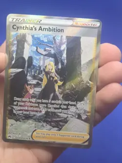 Pokemon Crown Zenith Galarian Gallery Cynthia’s Ambition GG60/GG70 Full Art NM - Image 2