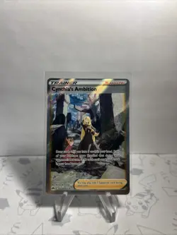 Cynthia's Ambition GG60/GG70 Pokemon Crown Zenith Galarian Gallery Near Mint - Image 1