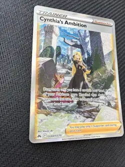 Pokemon TCG Cynthia's Ambition GG60/GG70 Crown Zenith: Galarian Gallery NM/M - Image 2