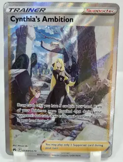 Cynthia's Ambition GG60/GG70 Crown Zenith Galarian Gallery NM/M Pokemon Unplayed - Image 1