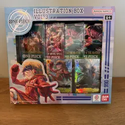 One Piece Illustration Box Vol 3 IB-03 4 Packs 2 Promos English Sealed - Image 1