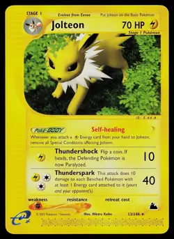Pokemon Card - Jolteon Skyridge 13/144 Rare Non-Holo - Image 1