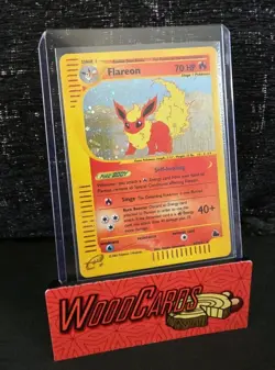2003 Pokemon Skyridge Flareon Holo Foil H7/H32 WOTC E-Reader Series - Image 1