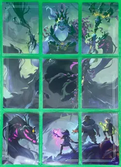 Ursula Puzzle Piece Complete Set (9 Cards) DISNEY LORCANA Ursula's Return NM - Image 1