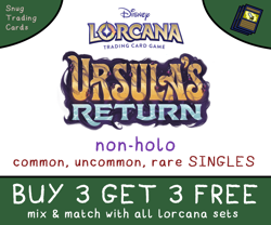 Disney Lorcana - Ursula's Return - Single Cards - Mint - Buy 3 Get 3 - Image 1