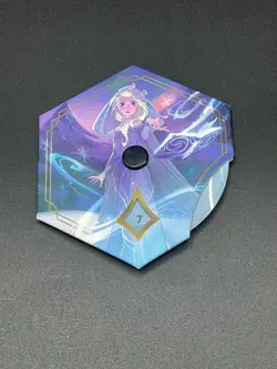 2025 New TCG Disney Lorcana Chinese Frozen Elsa Lore Counter Dial Rare - Image 1