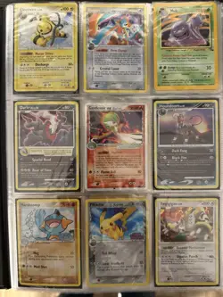 Vintage Pokemon Card Binder Collection Lot - 63 Cards - Holo Delta Species Rare! - Image 1