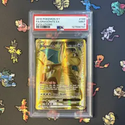 Pokemon XY Evolutions 2016 Dragonite EX PSA 9 Full Art FA Gem Mint #106/108 - Image 1