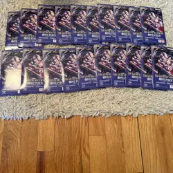 LOT of (20) OP-14 Sleeved Booster Packs Of One Piece TCG The Azure Sea's Seven - Image 1