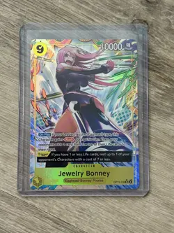Jewelry Bonney (Alt Art) OP13-108 SR Carrying on His Will - ONE PIECE English - Image 1