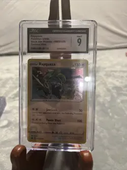 Pokemon Rayquaza SWSH029 Cosmos Holo Black Star Promo CGC 9 Mint - Image 1