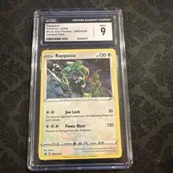 Rayquaza Black Star Promo SWSH029 Cosmos Holo CGC 9 Mint | Pokemon 2020 Promo - Image 1