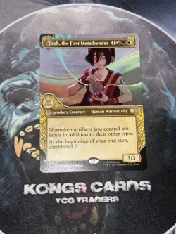 Toph, The First Metalbender 0353 RARE NON FOIL MTG AVATAR - Image 1
