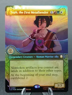 0353 Toph, The First Metalbender Extended Art Foil Magic The Gathering Avatar - Image 1