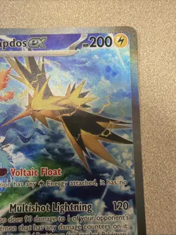 Pokemon TCG Zapdos EX Holo Card 202/165 Scarlet & Violet 151 Sir NM Condition - Image 4
