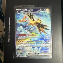 Zapdos ex 202/165 Sv: Scarlet & Violet 151 Holo Pokemon TCG SIR Near Mint - Image 1