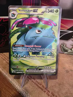 Pokemon Card Venusaur ex 182/165 Ultra Rare Scarlet & Violet 151 Near Mint - Image 1
