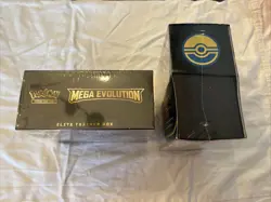 NEW, SEALED Pokemon Trading Card Game Mega Evolution Elite Trainer Box Lucario - Image 4