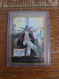 OP14 Gold DON!! Card Hawk Eye Mihawk The Azure Seas Seven One Piece CCG ENGLISH - Image 2