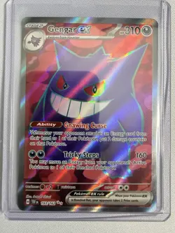 Pokemon TCG Gengar EX Temporal Forces Ultra Rare Card 193/162 NM - Image 3