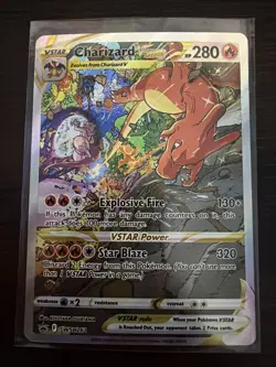 Pokemon TCG Charizard VSTAR SWSH262 Holo Black Star Promo Card NM/M - Image 1