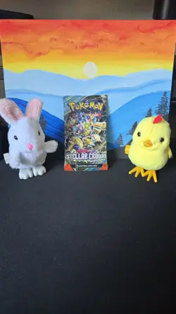 POKEMON TCG: Scarlet & Violet Stellar Crown BOOSTER PACK (1 PACK) - 10 Cards - Image 1