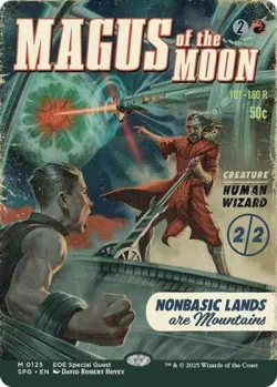 Magus of the Moon (Borderless) -Foil Near Mint MTG Special Guests - Image 1