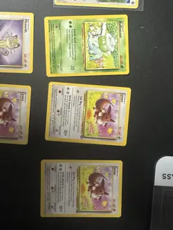 Pokemon Card Lot - Base Set Charmander, Eevee, Meowth, Bulbasaur + Foils! - Image 5