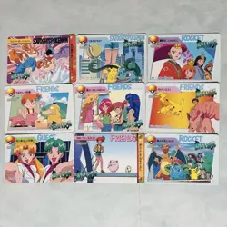 Lot of 9 Vintage Japanese CCG TCG Pokemon Carddass Anime Collection Card G55123 - Image 1