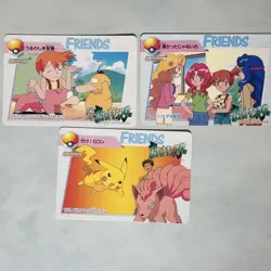 Lot of 9 Vintage Japanese CCG TCG Pokemon Carddass Anime Collection Card G55123 - Image 3