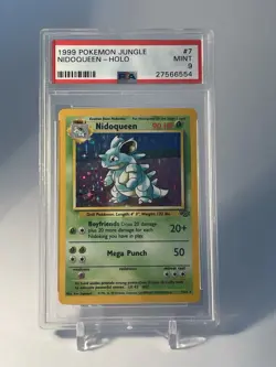Pokemon TCG Nidoqueen Jungle 7/64 Holo Unlimited Rare PSA 9 - Image 1