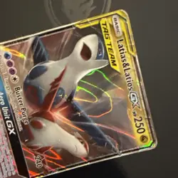 Pokemon TCG Latias and Latios Tag Team GX 113/181 Heavy Played Damaged - Image 2