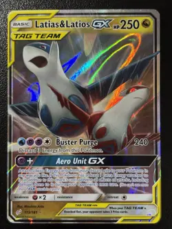 Pokemon TCG Latias and Latios Tag Team GX 113/181 MP Condition - Image 1