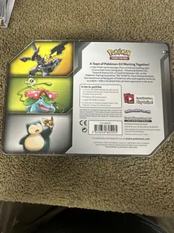 Pokemon TCG: TAG Team Tin Eevee and Snorlax GX Factory sealed 820650805295 - Image 4