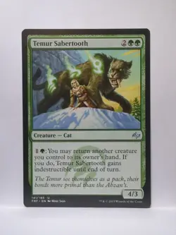 MTG Temur Sabertooth FRF Fate Reforged 141 Uncommon - Image 1