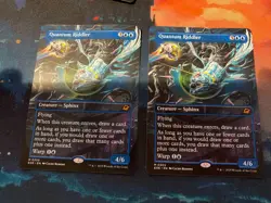 MTG Edge of Eternities Quantum Riddler Borderless x 2 (read) - Image 1